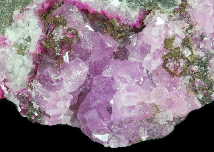 Lustrous Cobaltoan Calcite Crystals on Matrix - Morocco #49232